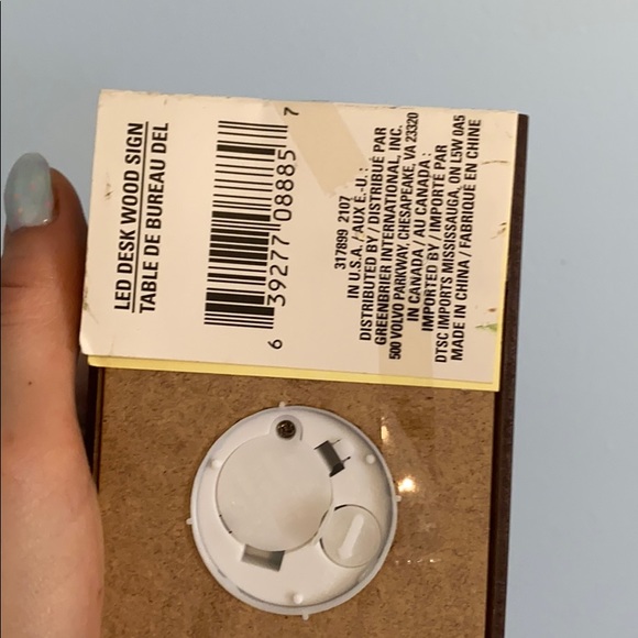 LED Desk Sign - Picture 4 of 4